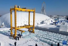 2月3日正在第二十七届冰雪大世界园区拍摄的智能